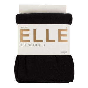 2-Pack Dames 80 Denier Opaque Panty's - Zachte Rekbare Dagelijkse Bedekking
