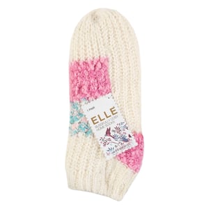 1 Paar Dames Sherpa Gevoerde Slippersokken - Warme Fluffy Comfortabele Binnenaccessoire