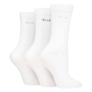 3-Pack Dames Effen Katoenen Sokken - Zachte Ademende Dagelijkse Comfort Pasvorm
