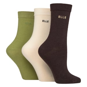 3-Pack Dames Effen Katoenen Sokken - Zacht Ademend Dagelijks Comfortabel Fit