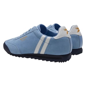 Patrick Mens Dijon Suède Hardloopschoenen (Lichtblauw/Wit/Navy)