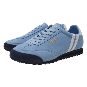 Patrick Heren Dijon Leren Trainers (Licht Blauw, Wit, Marine)