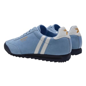 Patrick Heren Dijon Leren Trainers (Licht Blauw, Wit, Marine)