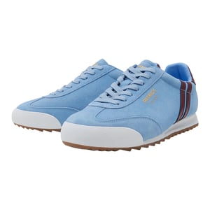 Patrick Mens Dijon Suède Hardloopschoenen (Lichtblauw/Wijnrood/Wit)