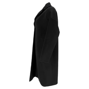Stella McCartney jas met verborgen knopen in zwarte wol
