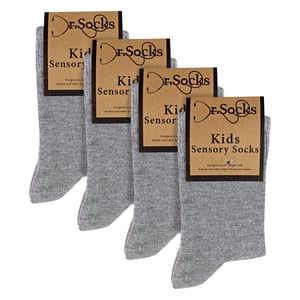 4-Pack Kinderen Jongens Meisjes Bamboe Sensorische Sokken Zacht Ademend Comfortabele Pasvorm