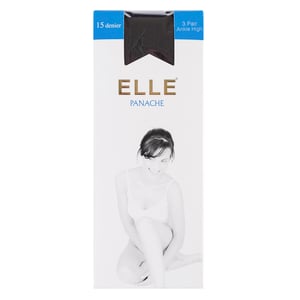 3-Pack Dames 15 Denier 100% Nylon Enkelsokken - Doorzichtig Lichtgewicht Comfort