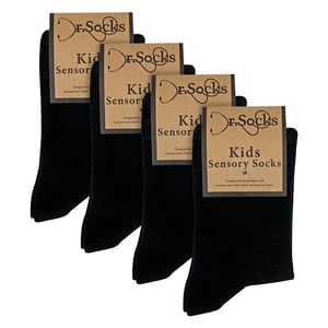 4-Pack Kinderen Jongens Meisjes Bamboe Sensorische Sokken Zacht Ademend Comfortabele Pasvorm