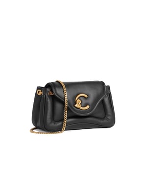 Coccinelle C-Me Fluffy Handtas Puffig Glad Leer