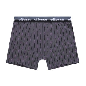 Ellesse Heren Muxel788 Boxershorts (Set van 3) (Grijs/Zwart/Paars)