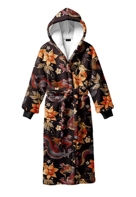 "Japanese Dragon" Sherpa badjas