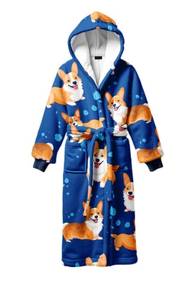"Corgi" Sherpa badjas