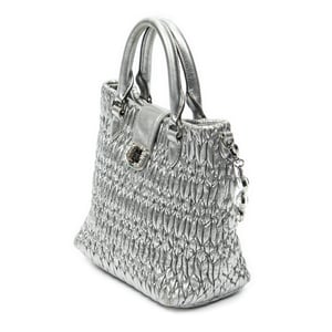 Small Turn Lock Crystal Tote  Handtas