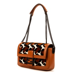 Baguette Leopard  Schoudertas