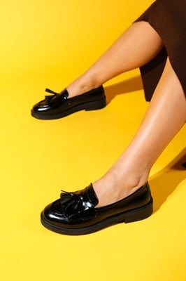 Milly Leren Kwast Loafer