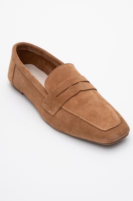Morne Leren Loafers Dames