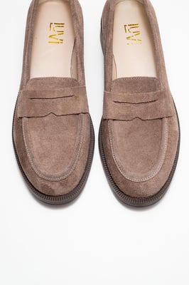 Bree Platform Penny Leren Loafer