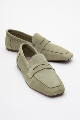 Morne Leren Loafers Dames