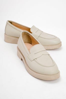 Bree Platform Penny Leren Loafer