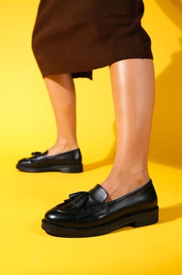 Milly Leren Kwast Loafer