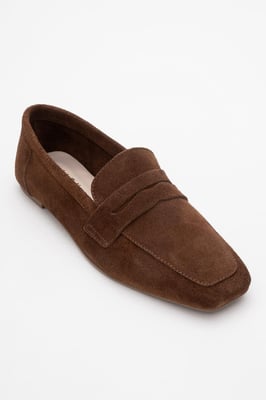 Morne Leren Loafers Dames