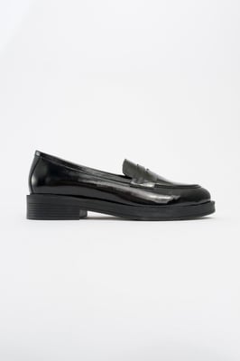 Bree Platform Penny Leren Loafer Dames