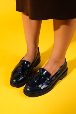 Milly Leren Kwast Loafer