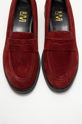 Bree Platform Penny Leren Loafer