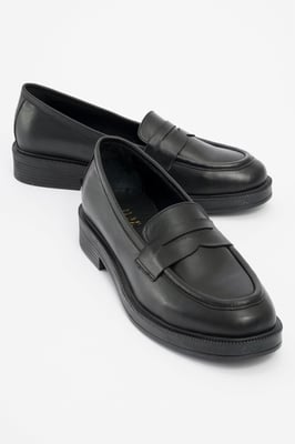 Bree Platform Penny Leren Loafer