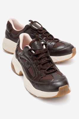 Bambi Bedrukte Mesh Sneakers Dames