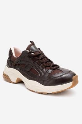 Bambi Bedrukte Mesh Sneakers Dames