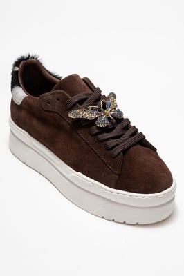 Anda Leren Gesp Sneakers Dames
