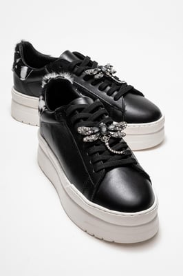 Laren Leren Gesp Sneakers Dames
