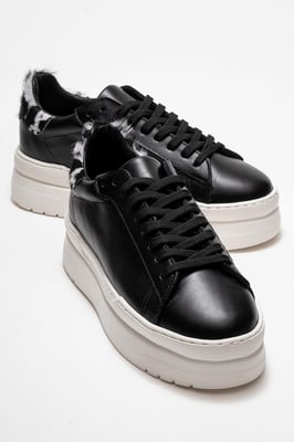 Anabel Leren Platform Sneakers Dames