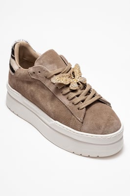 Anda Leren Gesp Sneakers Dames