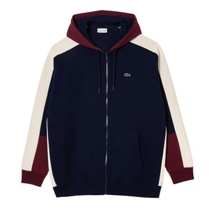 Lacoste Heren Logo Full Zip Hoodie (Marine)