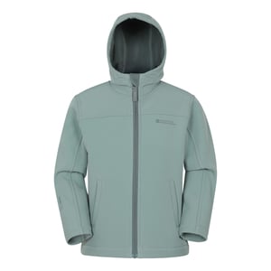 Mountain Warehouse Waterbestendige Soft Shell Jas voor kinderen/Kinderen (Licht Khaki)
