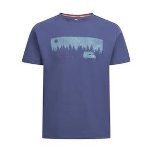 Trespass Heren Jacub Vrijetijd T-shirt met korte mouwen (Kustblauw)