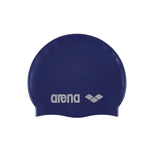 Arena Unisex Volwassen Klassieke Silicone Zwemcap (Denim/Zilver)