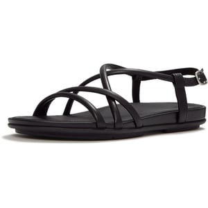 Fitflop Gracie Crystal Leer Dames Sandalen Zwart
