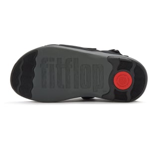 Fitflop F-Mode Go Polyester Heren Zwarte Sandalen