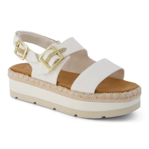 TOMS Giana Textiele Dames Witte Strand Sandalen