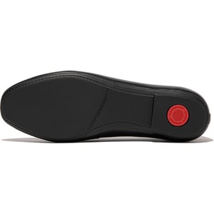 Fitflop Delicato Hoge Leren Dames Zwarte Ballerina's
