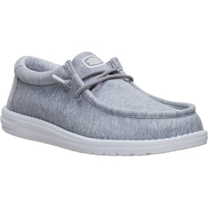 HEYDUDE Wally Stretch Jersey Textiel Heren Grijze Instappers