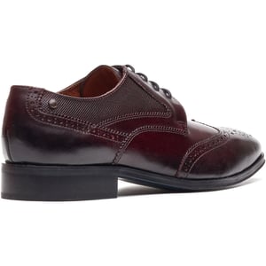 Base London Steeple Brogue Leer Heren Burnt Brown Brogues Schoenen