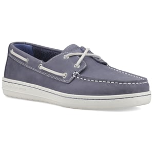 Sperry Strake 2-Oog Boot Leer Heren Marineblauwe Bootschoenen