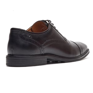Base London Ascot Oxford Leren Heren Zwarte Oxford Schoenen