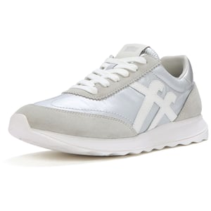 Fitflop Retro-Q FF Nylon Dames Sneakers Zilver/Stadswit