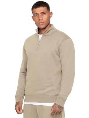 Enzo Milano | Heren Half-Zip Sweatshirt