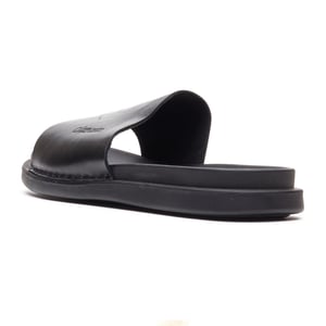 Base London Albany Leren Heren Slippers Zwart